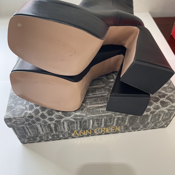 Ann Creek Square Heel Platform Boot Woman's Size 10M - Picture 3 of 7